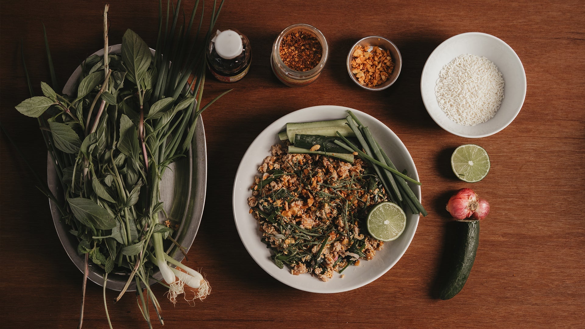 On Chefs Ground Larb Moo (Thai Pork Salad)